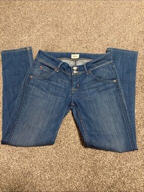 Hudson Jeans Women’s Skinny Jeans in Medium Blue Wash